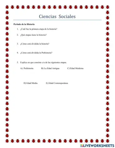 Periodo de la Historia