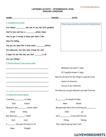 Listening Intermediate