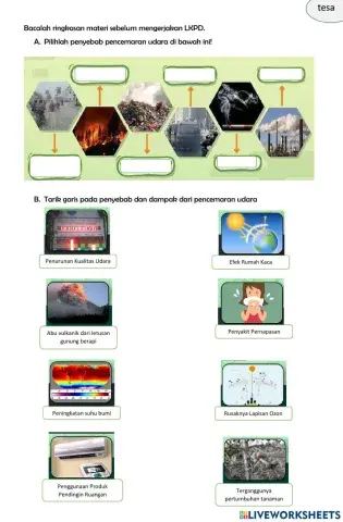 Pencemaran udara dan tanah
