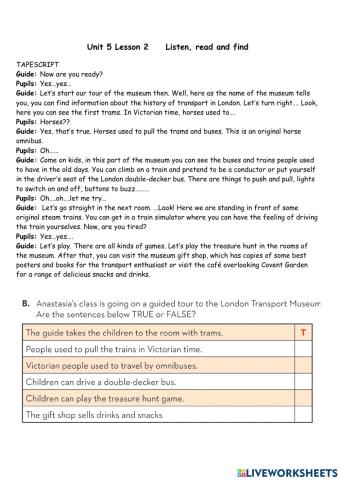 At the transport museum