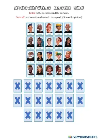 Interactive Guess Who
