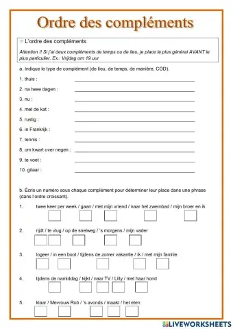 Gr l'ordre des compléments