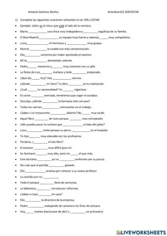 Ser o no ser, estar o no estar, esa es la cuestión