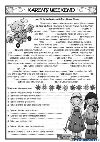 Reading. Past Simple