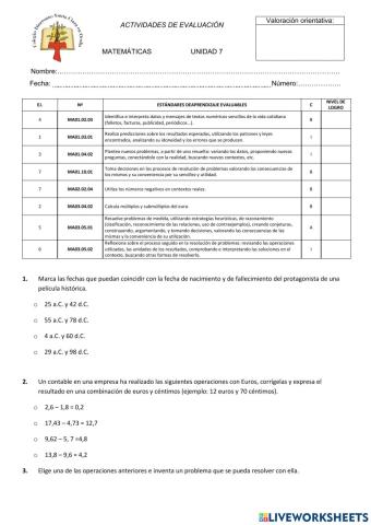 Matemáticas enteros