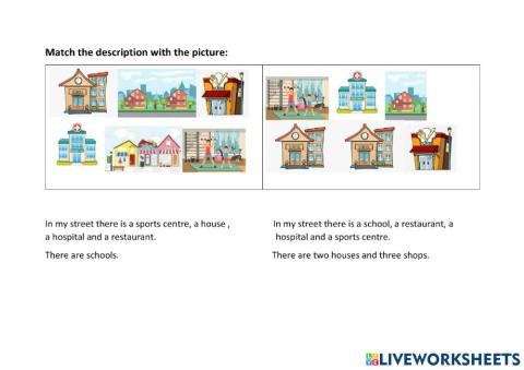 Match the description with the picture