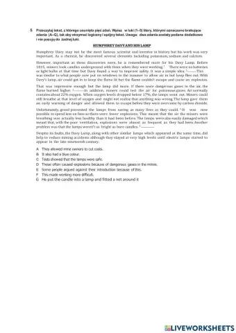 Reading - Science and technology