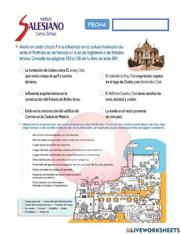 Del porfiriato a la revolucion