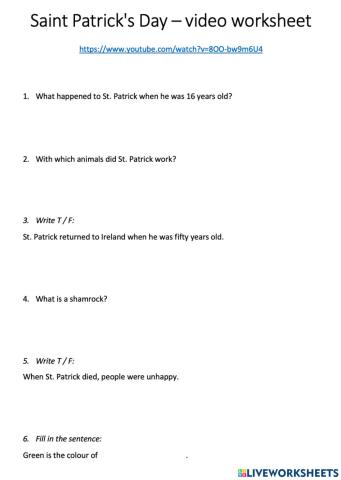 Saint Patrick's Day - History for Kids - Educational Videos for Kids