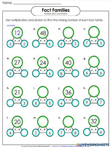 Multiplication and Division