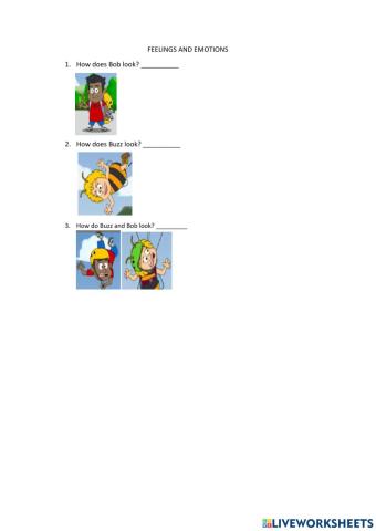 Feelings and emotions