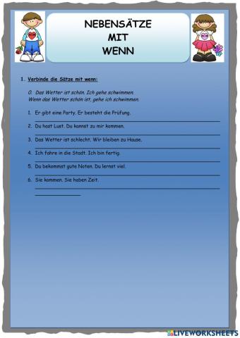 Wenn -Sätze