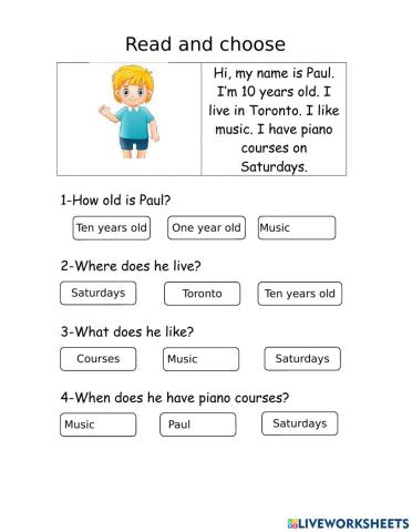 Personal information