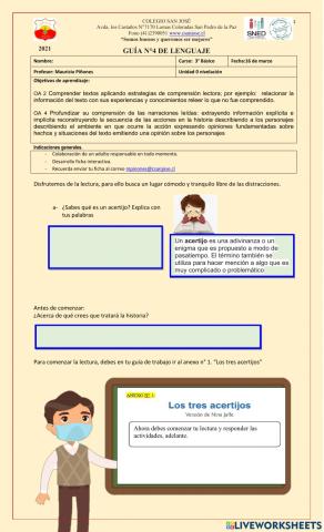 Comprensión lectora