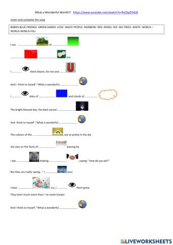 What a wonderful world!