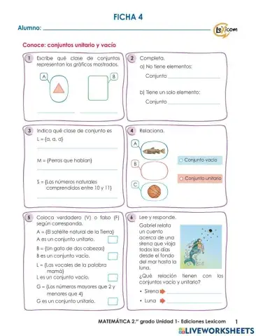 Conjunto unitaio y vacío