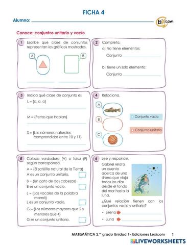 Conjunto unitaio y vacío