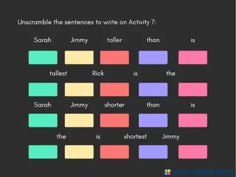 Comparatives and Superlatives