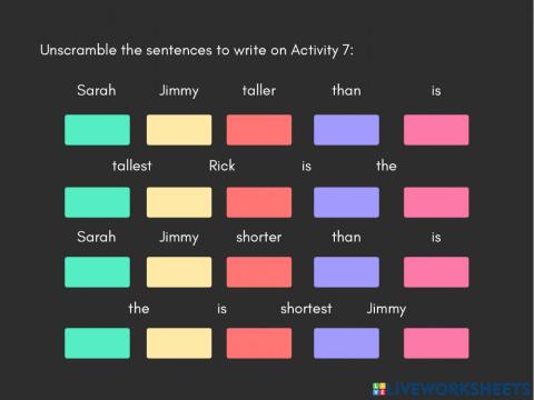 Comparatives and Superlatives