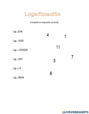 Logaritmación