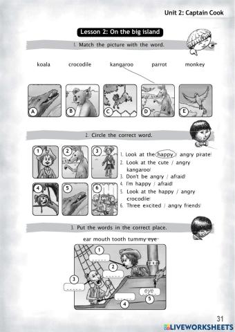 Magic Book 2 U2 L2 Activity Book