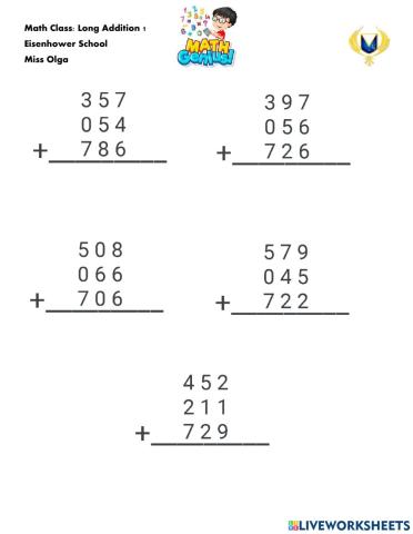 Long Addition