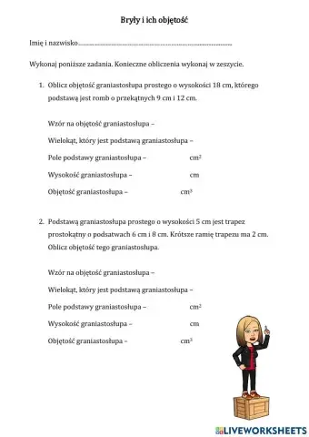 Bryły i ich objętość