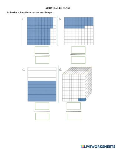Décimos, centésimos y milésimos