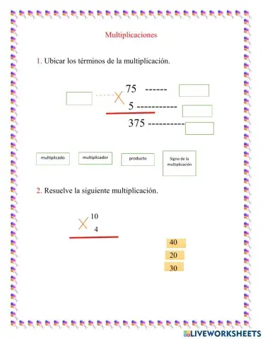 Multiplicaciones