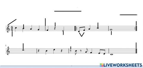 Elementos básicos de una partitura