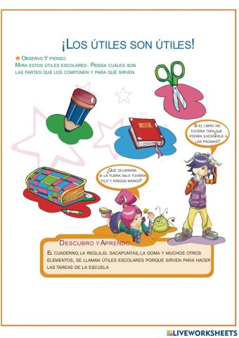 Los útiles, son útiles