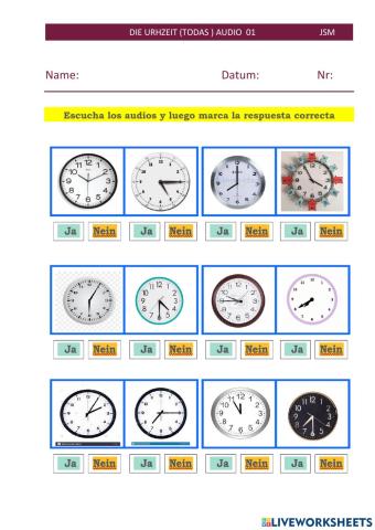 Die Urhzeit (Todas) Audio 01