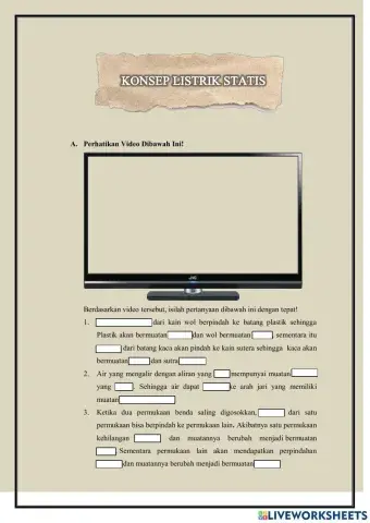 Konsep listrik statis