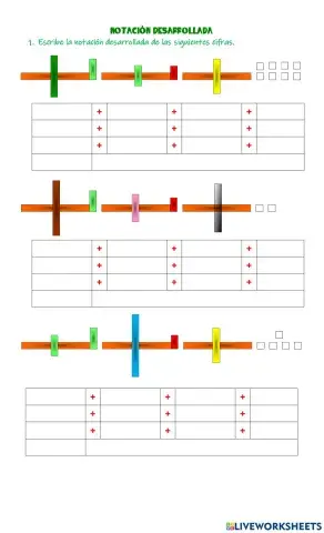 Notación desarrollada - UM