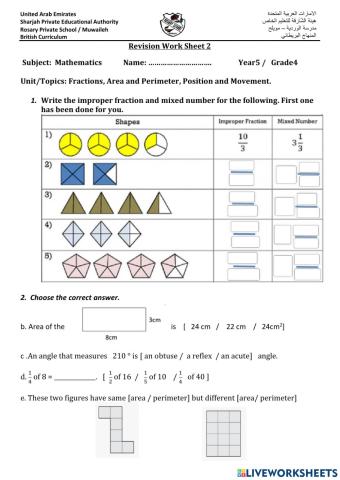 Position and movement