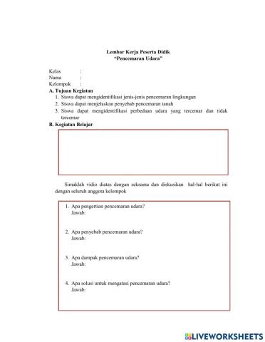LKPD Pencemaran Udara
