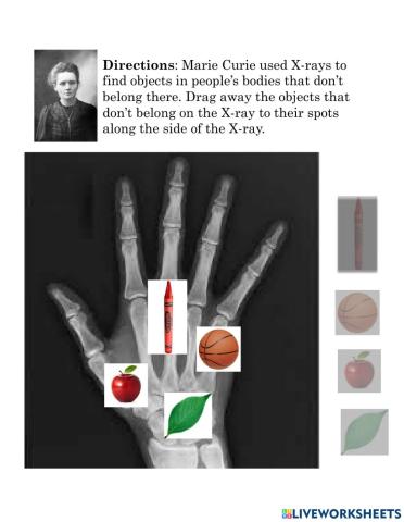 Marie Curie and X-rays