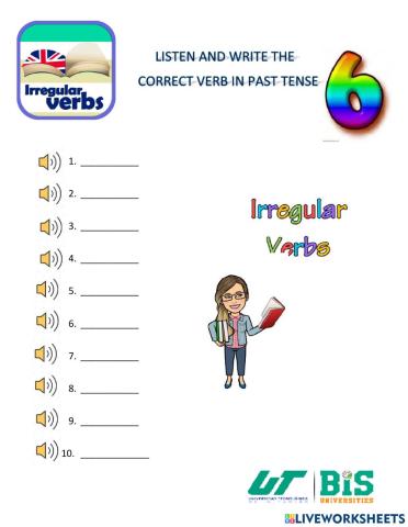Verbs in past