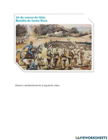 20 de marzo, Batalla de Santa Rosa