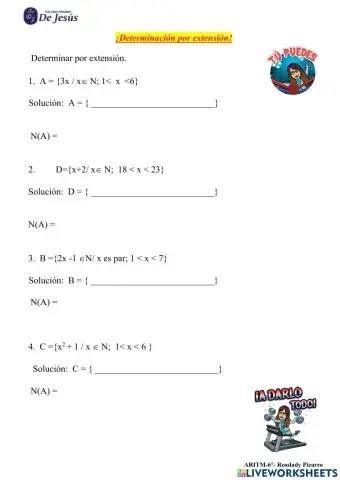 Determinación por extensión