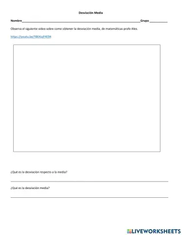 Desviación Media