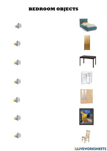 Objects in the bedroom