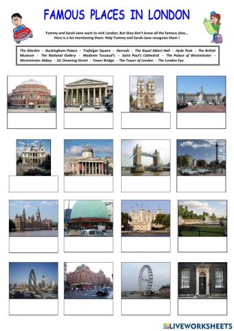 Tourist Attractions in London