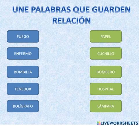 Palabras relacionadas