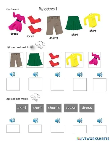 First Friends 1 - My clothes 1