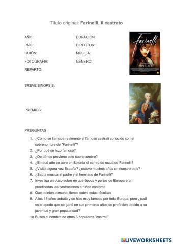 Farinelli il castrati