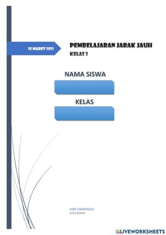 PJJ Kelas 3 18-03-2021