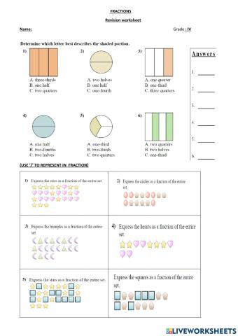 Fractions- Area  & Perimeter