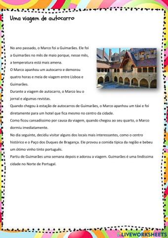 Uma viagem de autocarro