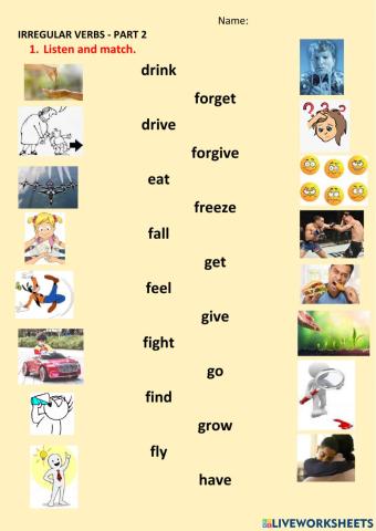 Irregular verbs 2.3